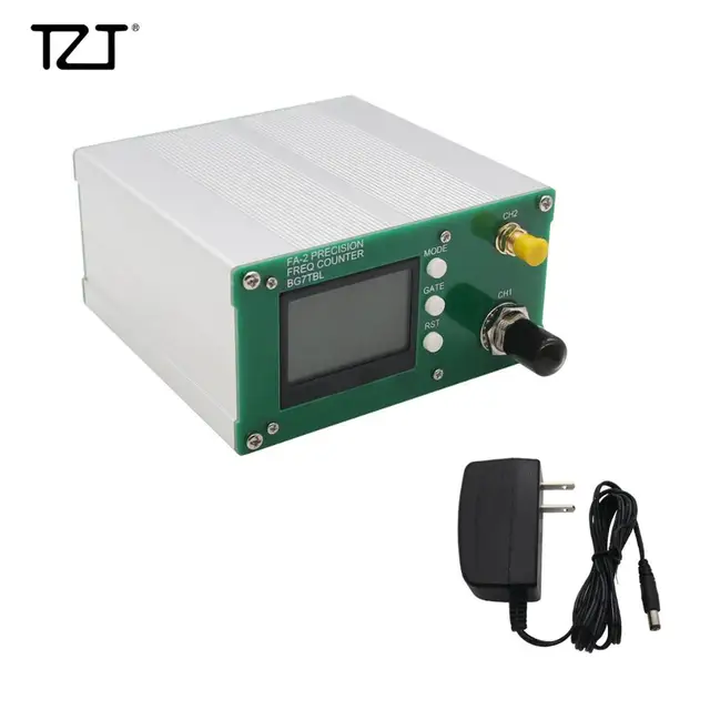 $113.09 TZT FA-2 1Hz-6GHz Frequency Counter Kit Frequency Meter Statistical Function 11 bits/sec + Power Adapter