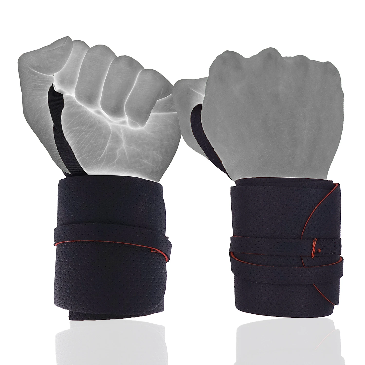 Высокое качество Прочный микрофибра подкладка для запястий браслет ручной Тренажерный Зал Обертывания для тяжелая атлетика обучение бандаж защита