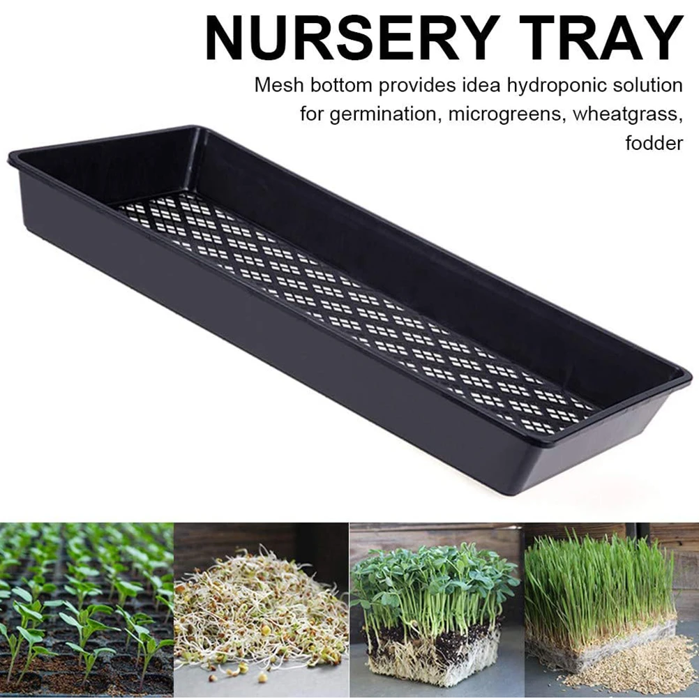 Seed Sprouter Kit, Two Tier Stackable Seedling Starter Tray With Lid
