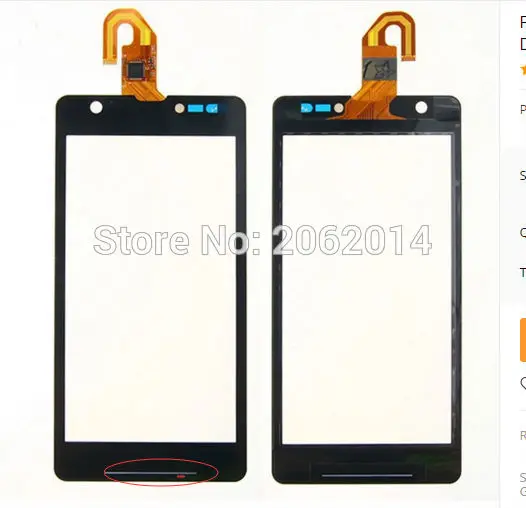 ZGY для Sony Xperia ZR M36h M36 C5502 C5503 сенсорный экран дигитайзер сенсор внешняя стеклянная