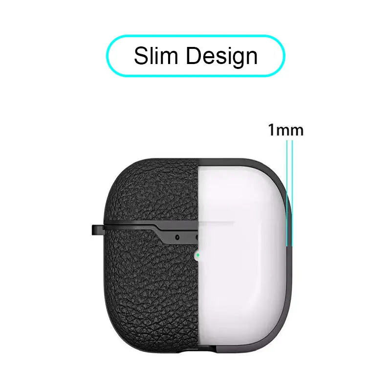 

Customized Portable Earphone Case For Airpods Pro 3 Waterproof Slim Design Bluetooth Earphone Case For Apple Air Pods