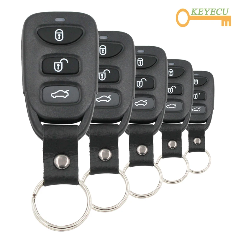 KEYECU 5 шт./лот, XHORSE английская версия XKHY00EN для hyundai стиль провода универсальный дистанционный ключ-3 кнопки-для VVDI ключа инструмента
