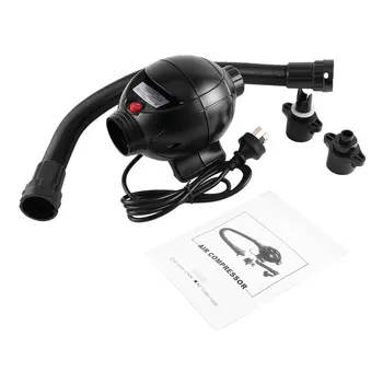 

Air Compressor Electric Air Tumbling Track Gym Pump Gymnastics Mats Pump Electric Air Pump for Inflate/Deflate Black
