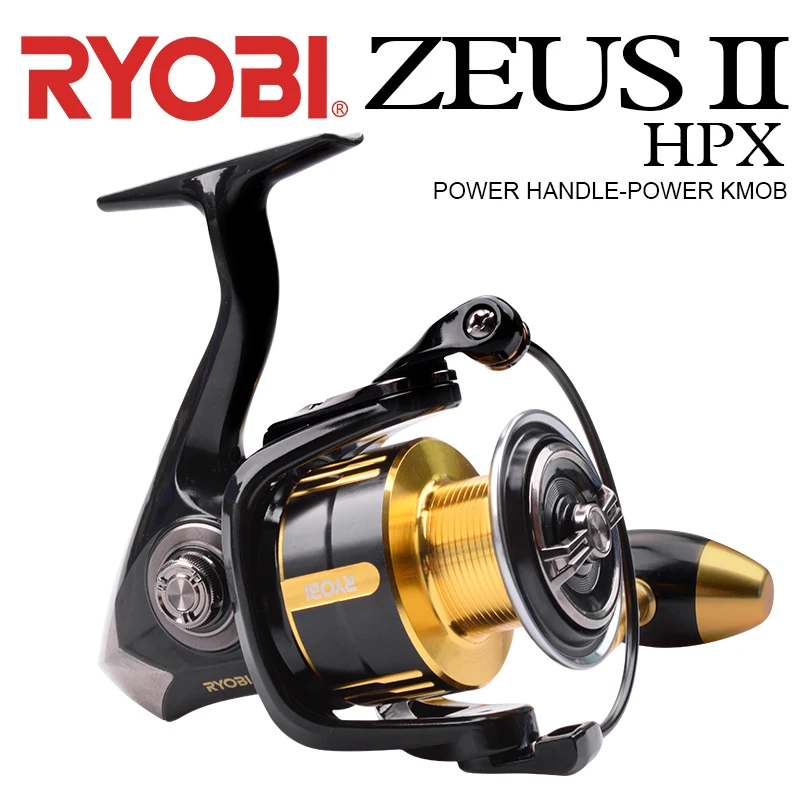 

2021NEW RYOBI ZEUS HPX Ⅱ Spinning Fishing Reels 1000HPX-6500HPX Meta Spool Wheel Gear Ratio 5.1:1/5.0:1 7+1BB Max Drag 6kg-10kg