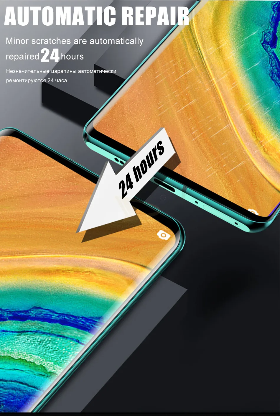 1-3 шт 100D изогнутые края мягкая Гидрогелевая пленка для huawei mate 30 Pro mate 20 Lite полноэкранная защитная пленка mate 10 не стекло