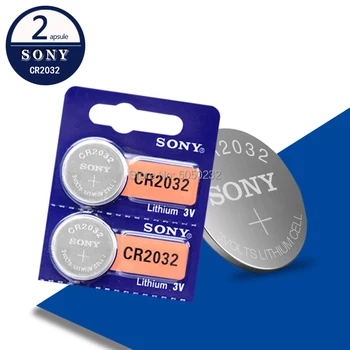 

2pcs For SONY 2032 battery cr2032 cr 2032 5004LC KL2032 SB-T15 3v Button Cell Coin Lithium Batteries for Watch Computer Toys
