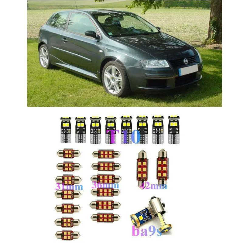 Luces interiores de repuesto Fiat Seicento, Stilo, DOBLO, Ulysse, Kit de accesorios, blanco - AliExpress Automóviles y motocicletas