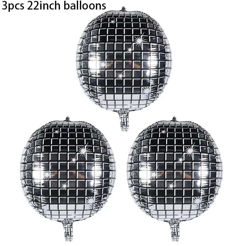 15 stuks 65 cm 4D discobalballonnen, grote laserfolieballon, metallic spiegelballon voor 15 stuks 65 cm 4D discobalballonnen, grote laserfolieballon, metallic spiegelballon voor