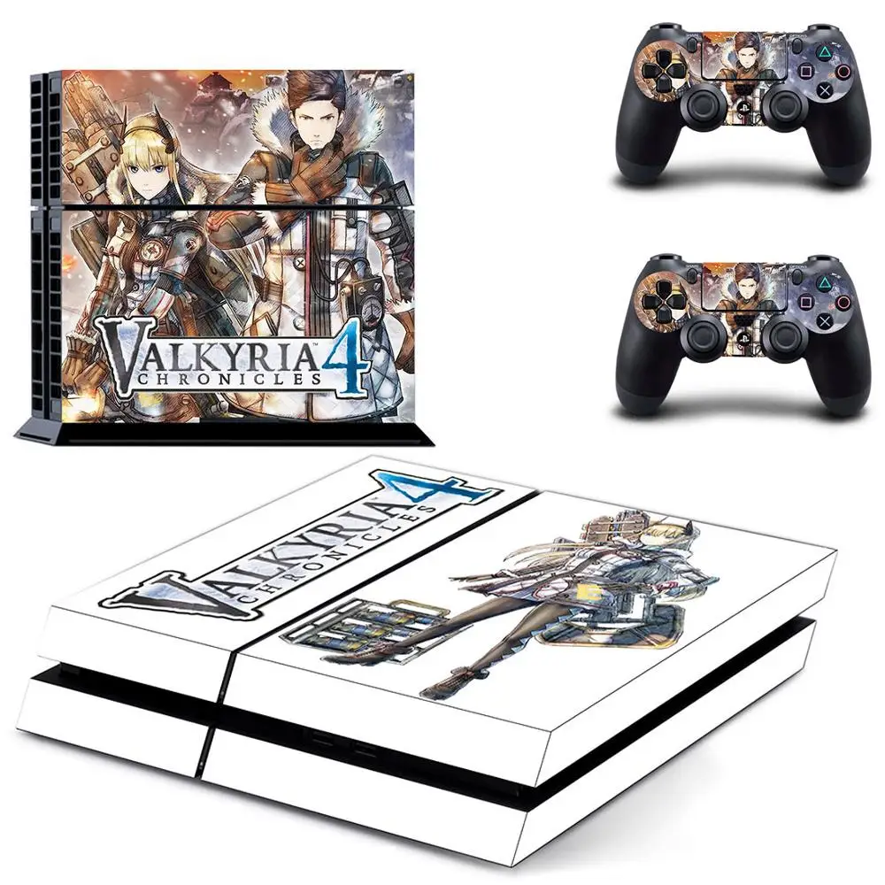 Наклейка для PS4 Valkyria Chronicles 4 виниловая кожа PS 4 наклейка s Play station 4 наклейки крышка Pegatinas Adesivos для консоли playstation 4 и 2 контроллера - Цвет: GYTM1746