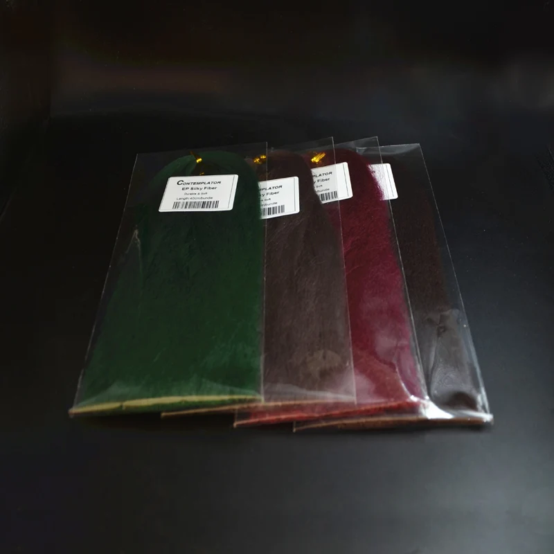 CONTEMPLATOR 2 bags/pack Fliegen Binden EP Seidige Faser Synthetische Materialien Gut Polypropelene Minnow Körper Fasern Zieht Wilden Trout – Detail 6