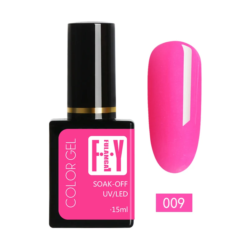 1 шт. набор гелевых лаков! полупостоянная гель uv Vernis светодиодный Гель-лак био-Гели Soak Off Nail Art Лаки Гибридный Гель-лак для ногтей гель лак для ногтей - Цвет: 009