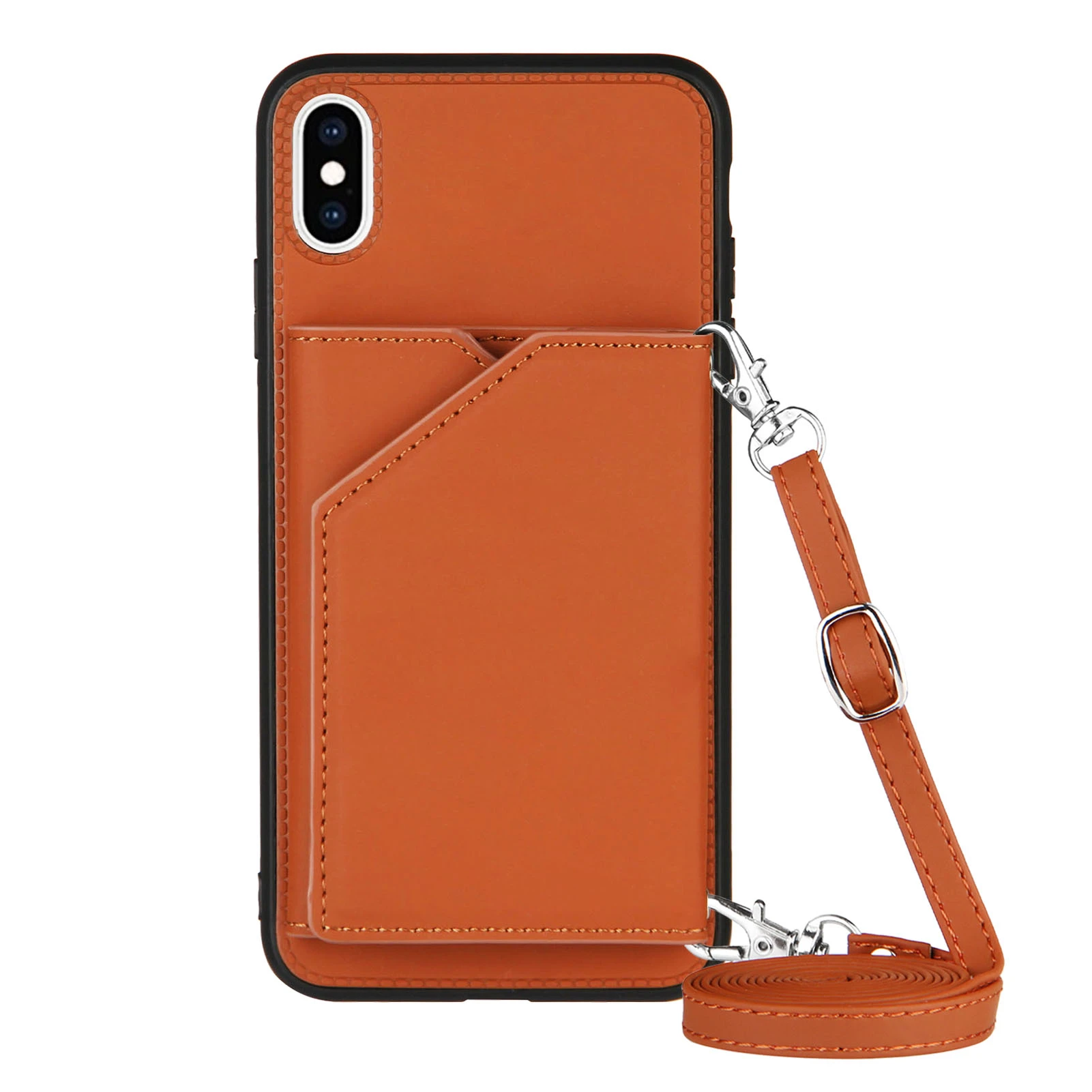 Bolso en 1 para teléfono móvil, cartera pequeña multibolsillo para mujer, para iPhone XR, XS, Max|Fundas antigolpes para teléfono| - AliExpress