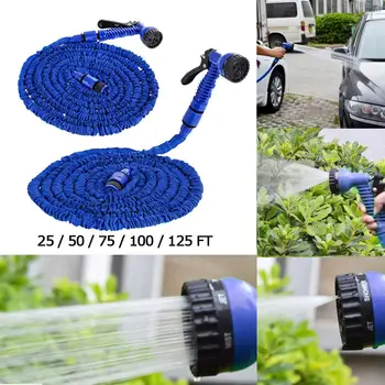 

25-200FT Expandable Garden Hose Flexible Garden Water Hose for Car Hose Pipe Watering Irrigation Hose Garden Tool