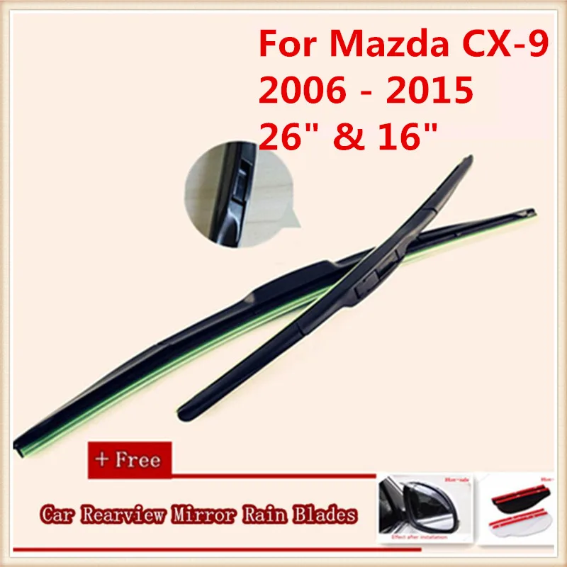 Автомобильный стеклоочиститель для Mazda CX-9 CX9(2006-) Размер: 2" и 16"