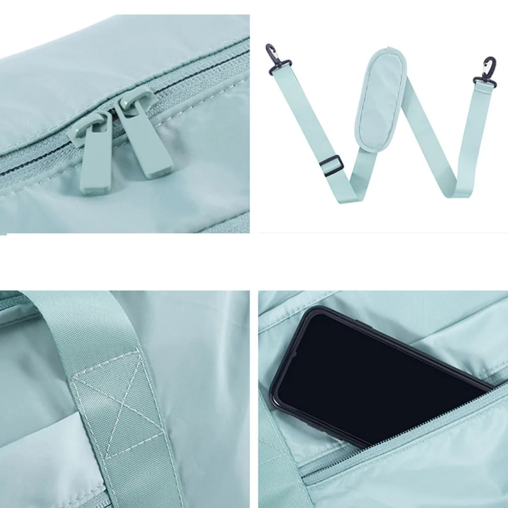 Shoe Position Dry Wet Separation Yoga Fitness Bag Large Capacity Sport Bag #4S19 (25)
