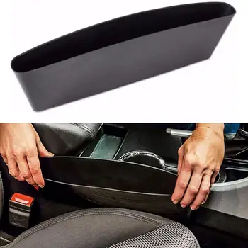 

EIDRAN New Universal Car Auto Seat Seam Organizer Phone Holder Wallet Catcher Storage Box Green Pink Beige Black