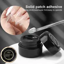 

10g Nail Piece Adhesive Convenient Universal Gentle Solid Nail Adhesive Gel for Manicure