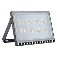

2020 New waterproof outdoor wall light Ultrathin LED Flood Light 10W 20W 30W 50W 100W IP65 waterproof 110V/220V LED Spotlight