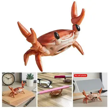 

Mini Weightlifting Crab Wireless Bluetooth Speaker Desktop Mobile Phone Holder Pen Holder Personalized Gift Decoration