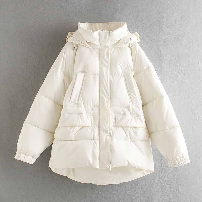 

2020 Spring-New Style WOMEN'S Dress Loose Fashion Casual Hooded Cotton Coat Jacket