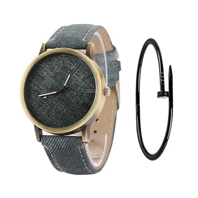 MEIBO Relojes, женские кварцевые часы с кожаным ремешком, мужские повседневные наручные часы, женские часы, женские часы - Цвет: gray and bracelet