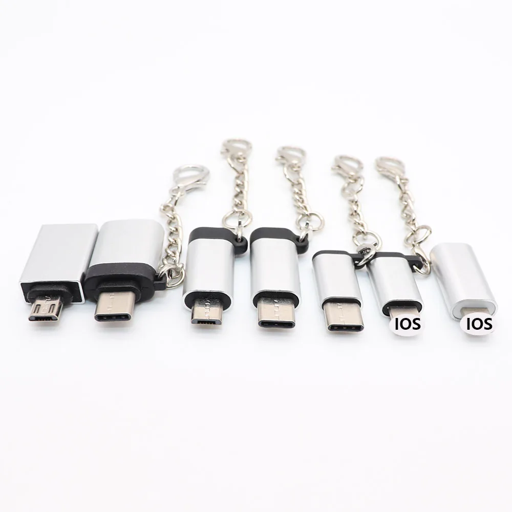 TingDong адаптер Micro usb type-c для IOS/USB3.0 для iPhone и зарядное устройство для Android type-C/Micro usb конвертер