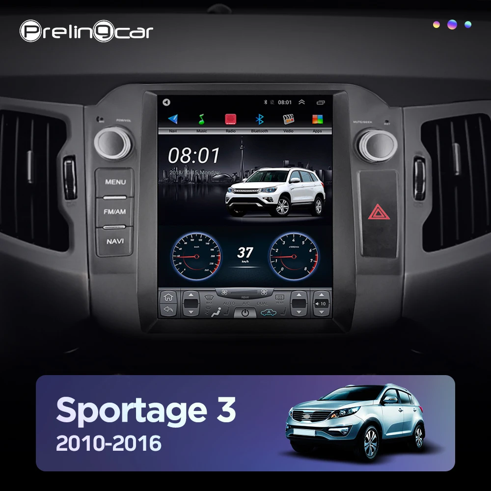 Автомагнитола мультимедийный навигатор видеоплеер для Kia Sportage 3 2010 2016