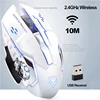 New 2.4Ghz Wireless Mouse Rechargeable Silent Gaming Mouse Backlit Mechanical Ergonomic Optical Notebook Computer Accessories ► Photo 3/6