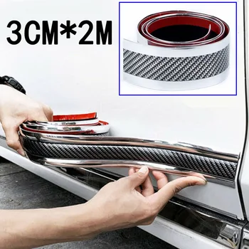 

Protector Anti-collision Strip Edge 3CM*2M Bumper SUV Accessory 1 roll Skirt