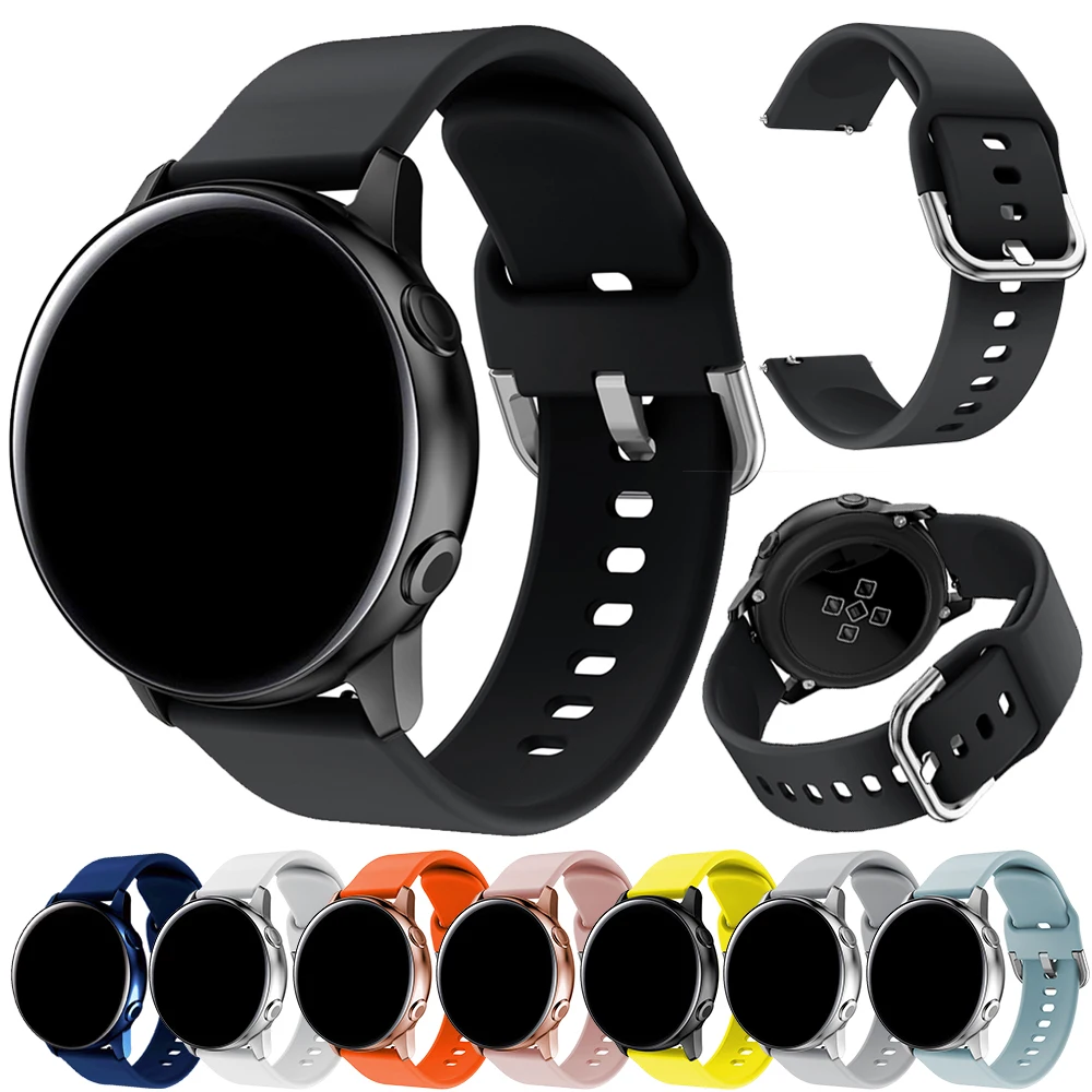 

Soft Silicon 20mm Universal Watch Band Strap Replacement Wrist Bracelet Strap For For Garmin Fenix6 /Fenix6 pro Watchband