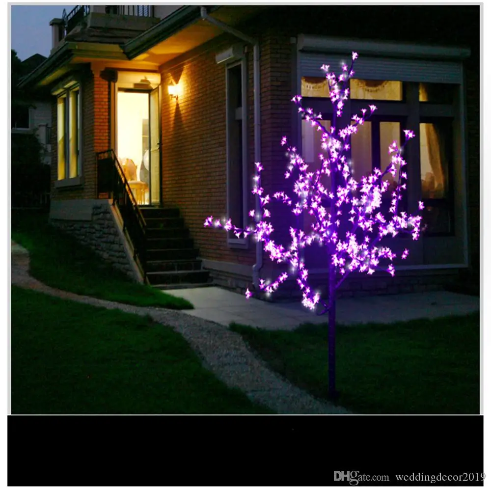 

Height Artificial Cherry Blossom Tree Light Christmas Light 1152pcs LED Bulbs 110 220VAC Rainproof fairy garden Christmas decor
