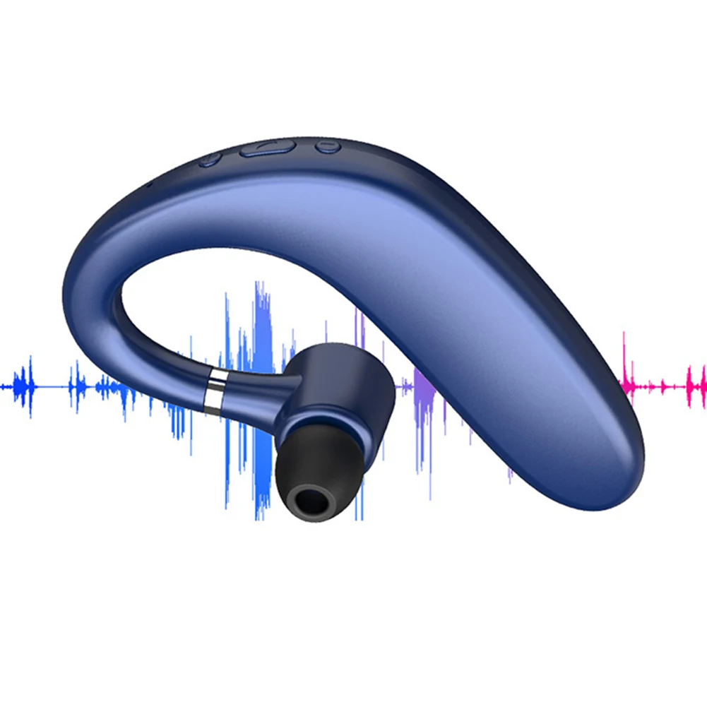 Bluetooth Earphone Single Earhook Wireless Earphone Stereo Business Double Noise Reduction Earset IPX5 waterproof sports headset