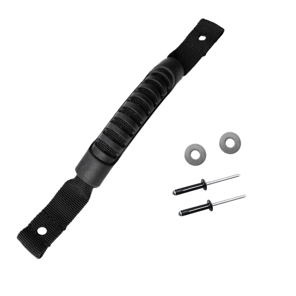 Universal Kayak Side Mount Carry Handle / Luggage Handle / sit on top Fishing Boat Canoe Strap with Tri Bulb Rivets