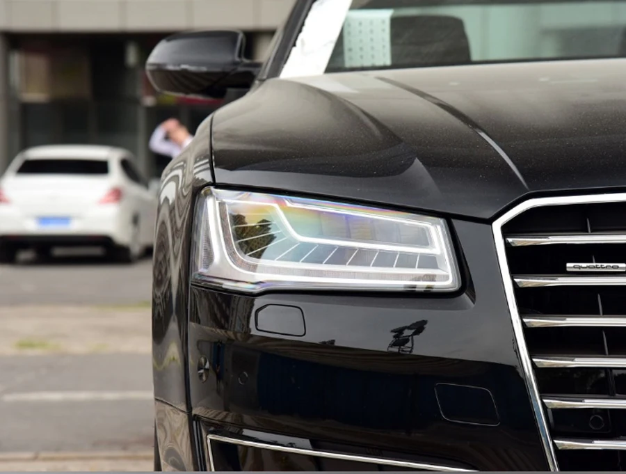 A8 объектив фары прозрачный корпус абажур объектив свет прозрачное стекло автомобиля свет Защитная крышка для AUDI a8 d5