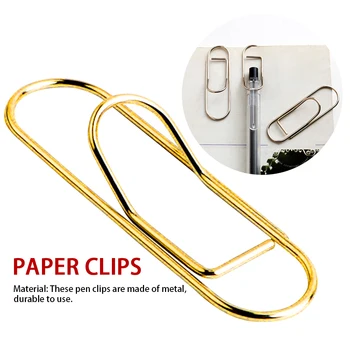 

25pcs Metal Pictures School Office Clipboard Stationery Student Notebook Journals Paper Clips Binding Supplies Gifts Pen Holder