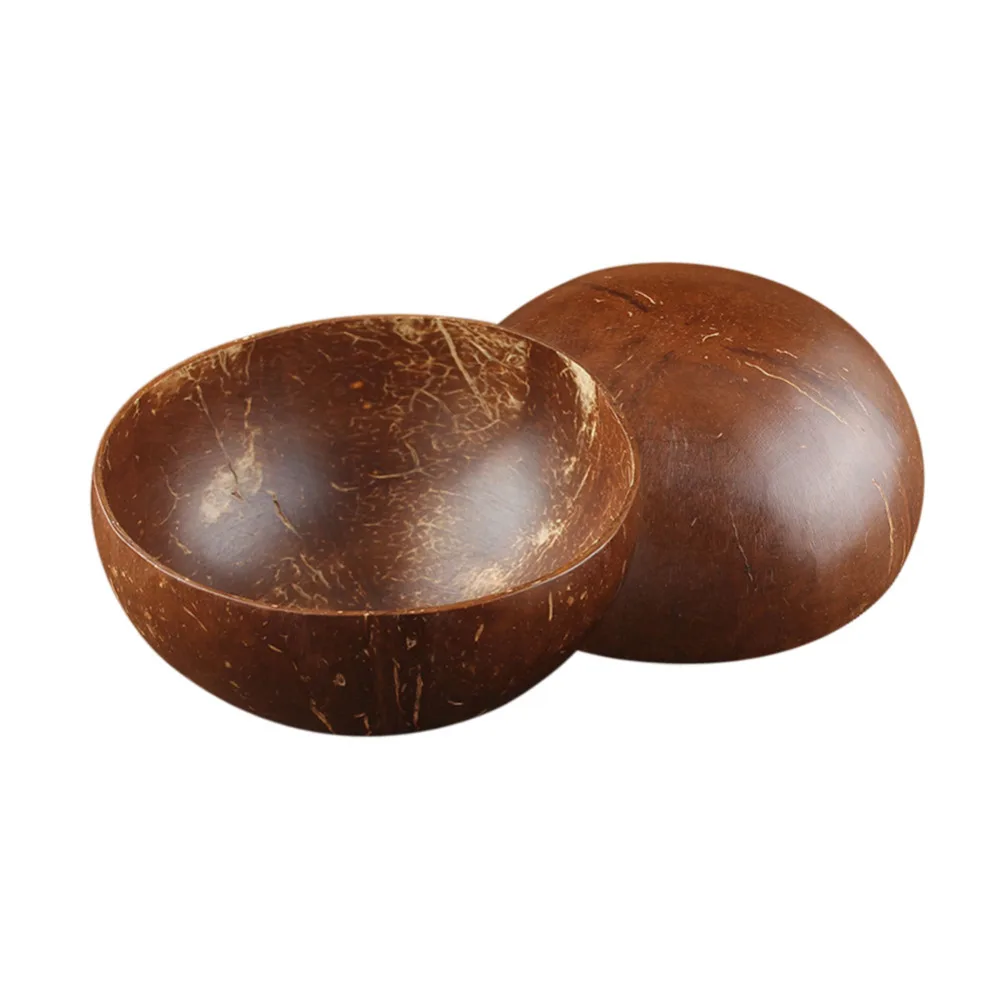 2 шт креативный натуральный кокос чаша Экологичная суповой салатный лапша рис