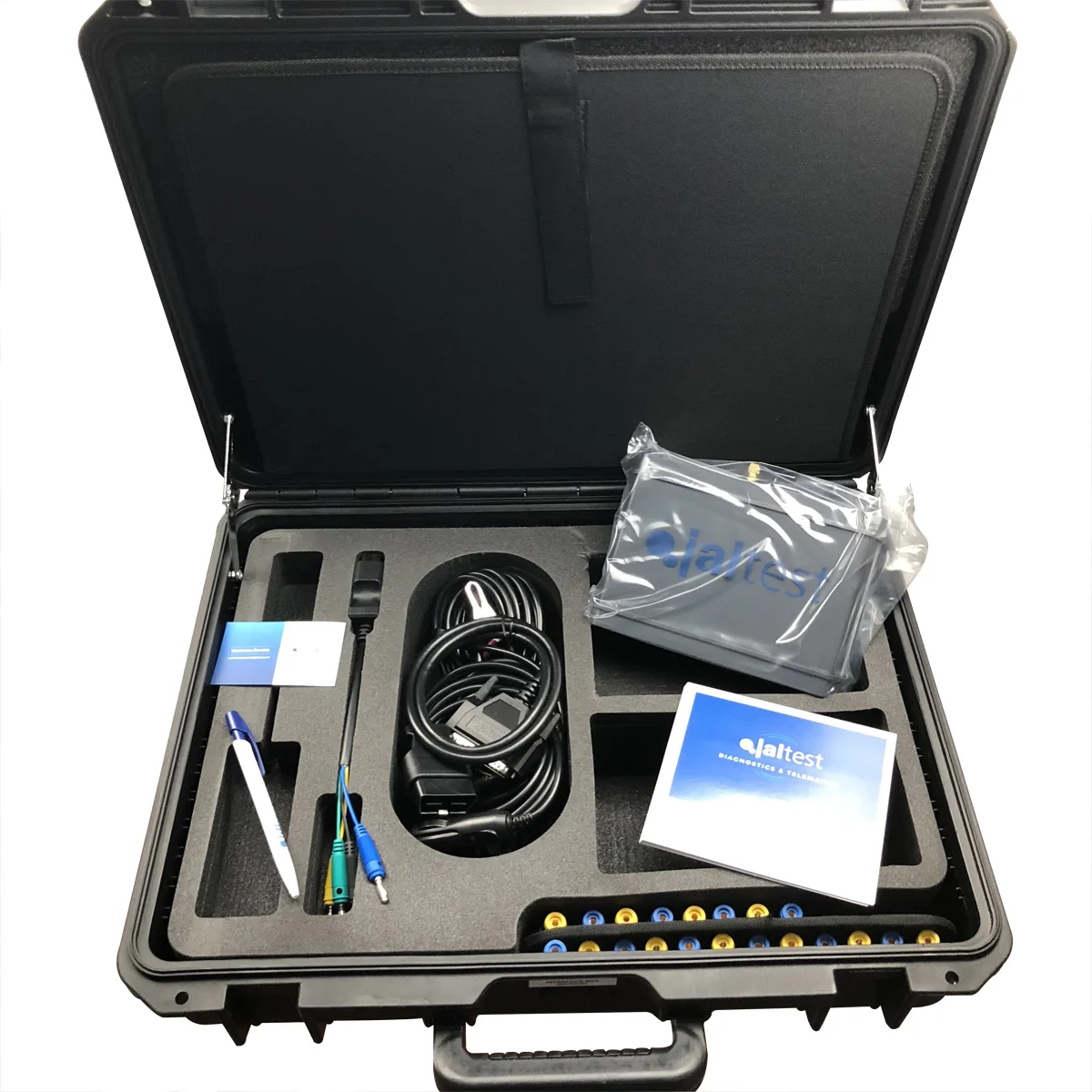 Jaltest original caminhão ferramenta de verificação diagnóstico todos os sistemas diagnóstico completo transmissão do motor redefinir jaltest obd leitor caminhões pesados