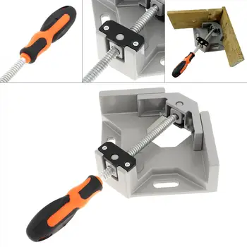 

Right angle clip Single Handle 90 Degree Aluminum Alloy Right Angle Clip Woodworking Frame Folder Glass Right Angle Tool