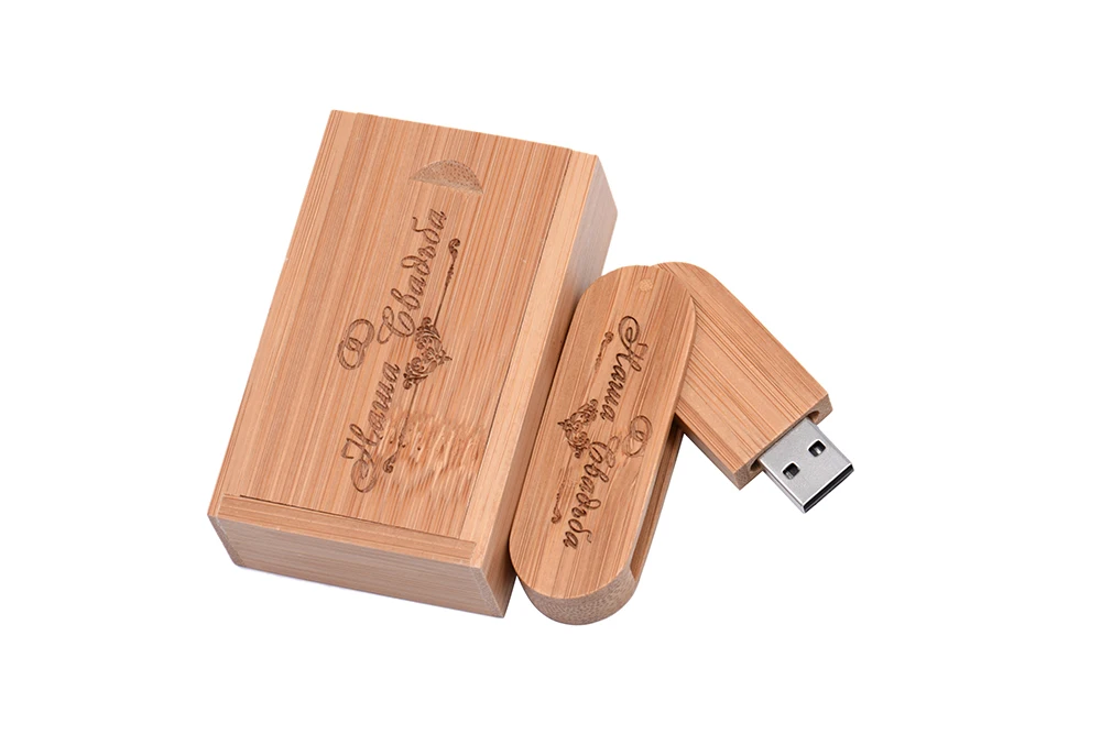 JASTER USB 3,0 с логотипом на заказ вращающийся деревянный USB флеш-накопитель Флешка карта памяти, Флеш накопитель 4 ГБ 16 ГБ 32 ГБ 64 ГБ 128 ГБ U диск