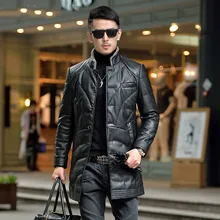 Новое поступление, зимняя высококачественная Теплая мужская куртка на 90% белом утином пуху, мужское зимнее пальто, большие размеры