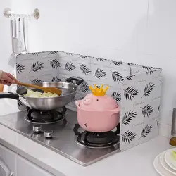 Настенная маслостойкая перегородка газовая плита из алюминиевой фольги в скандинавском стиле масляная перегородка кухонная защита от