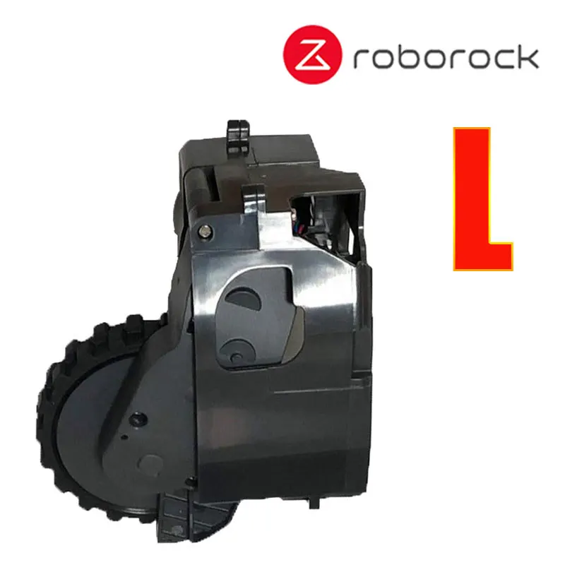 Roborock Вакуумный Очиститель запчасти подходит для Roborock 2 S50 робот для уборки запасные части Швабра Ткань зарядки ворс черный - Цвет: L wheel