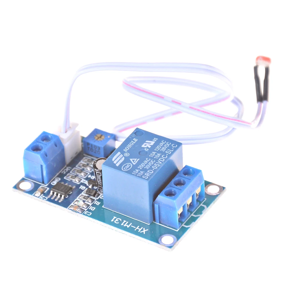 5V Light Control Switch Photoresistor Relay Module Detection Sensor XH-M131 Circuit Breakers Or Transformers DC