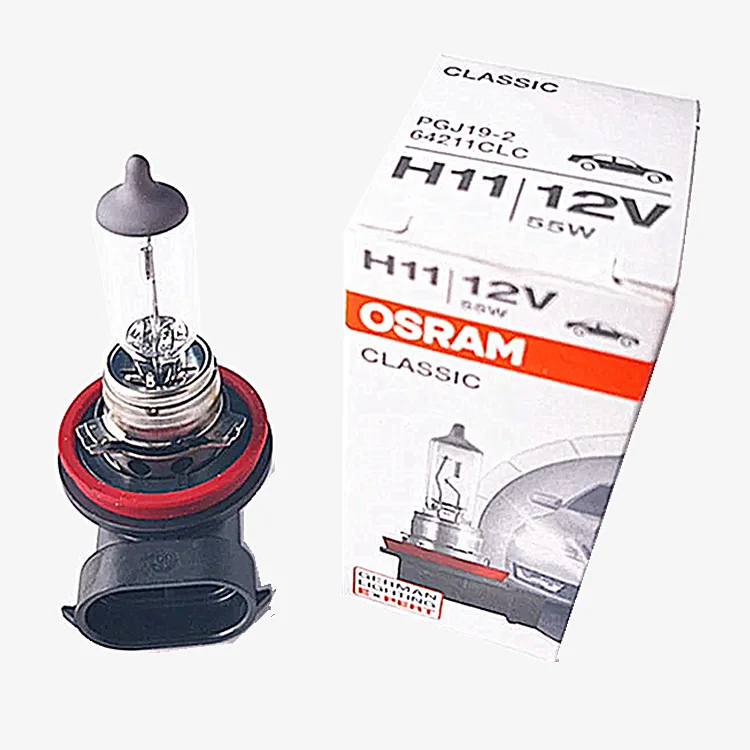 Лампа Ксеноновая Osram H11 12V55W CRV Accord XY Teana RAV4 туман светильник s рядом с светильник лампочка(Германия