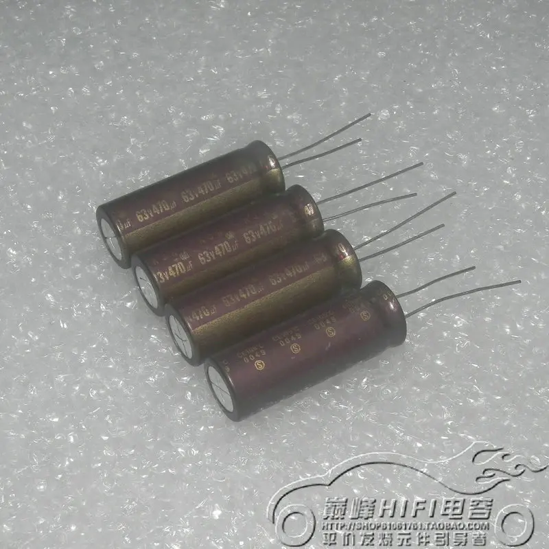 4x ELNA RBS Silmic 10µF / 63V CE-BP Bi-Polar / Nonpolar Capacitors – Audio Grade