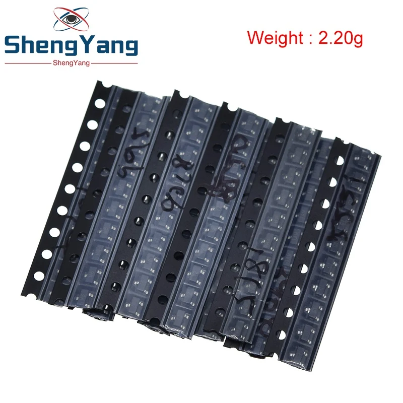 S9013 S9014 S9015 S9018 MMBT3904 MMBT3906 SS8050 SS8550 2N5551 2SC1815 TZT Insgesamt 10 Arten X10 Stück = 100 Stück – Detail 2
