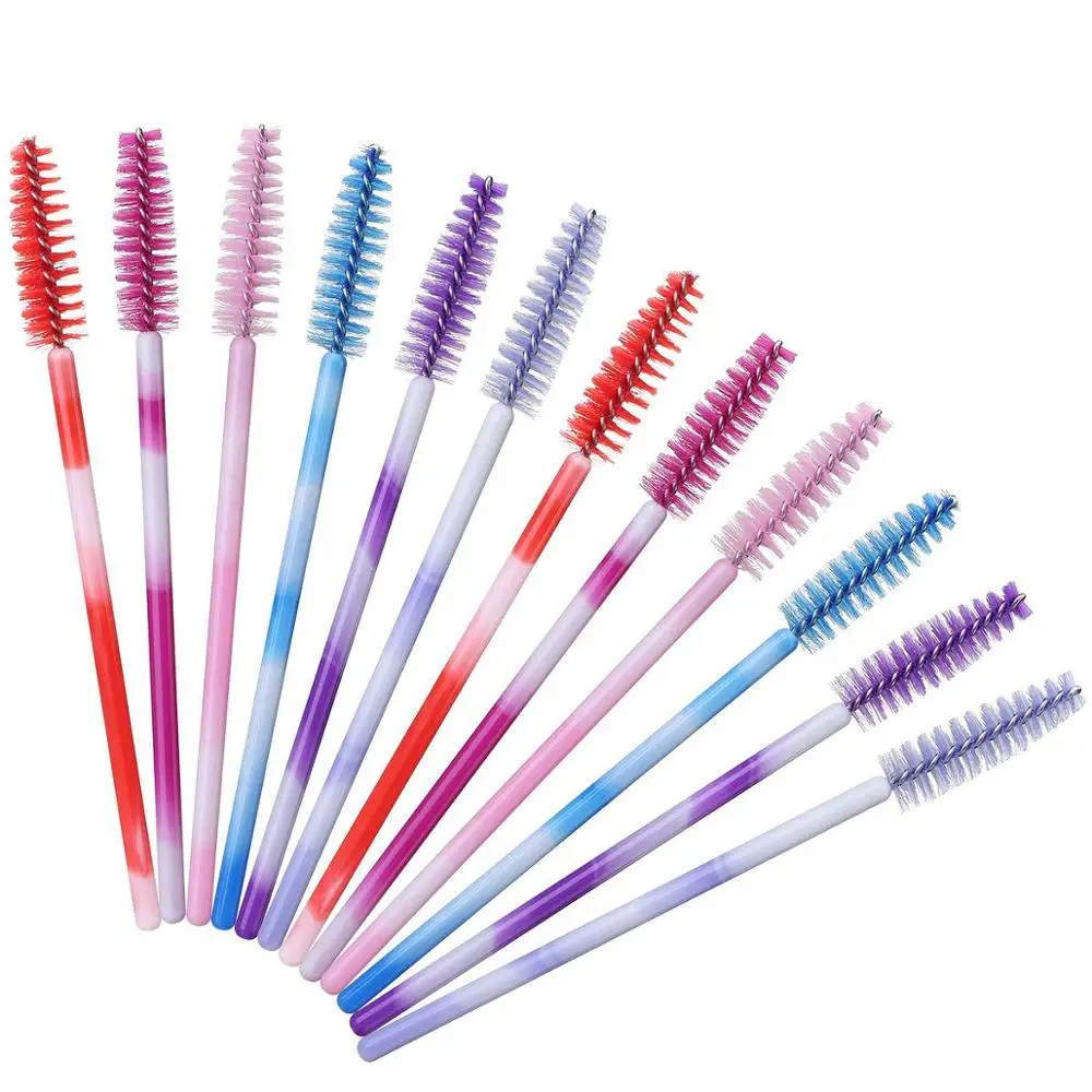 

1000 Pcs Eyelash Extension Disposable Eyebrow brush Mascara Wand Applicator Colorful Eye Lashes Cosmetic Brushes Set makeup Tool