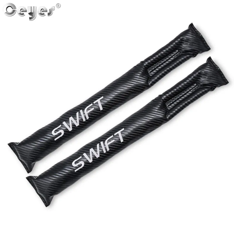 For Swift 2pcs Ceyes 2 шт. авто аксессуары для стайлинга автомобилей герметичная наклейка герметичные сиденья зазор полоски чехол для Suzuki SX4 Jimny Splash Swift Alto - Цвет: For Swift 2pcs