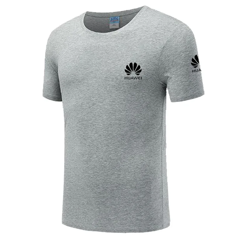 Huawei camisetas de corta 100% de algodón, camiseta de cuello redondo, de calle de verano|Camisetas| - AliExpress