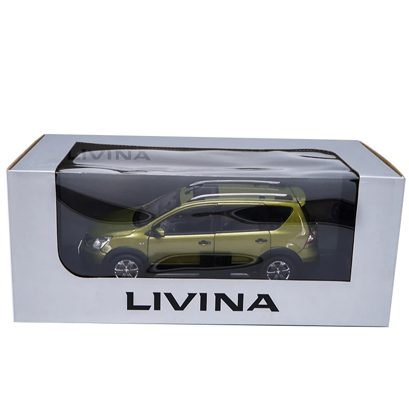 1:18 высокое тщательное Nissan Livina сплав модель автомобиля статические металлические модельные автомобили с оригинальной коробкой